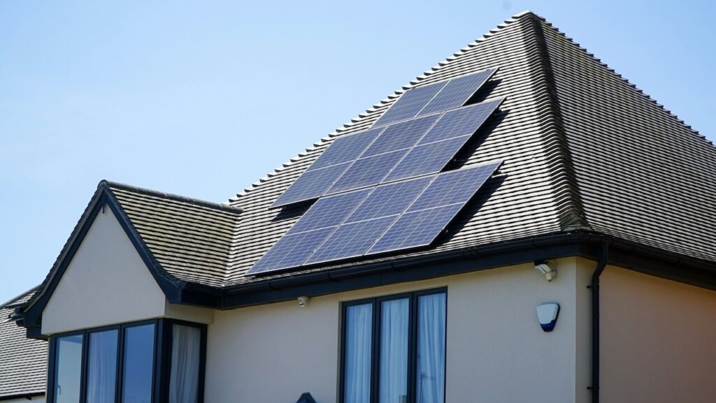 Solar Panels on a Home